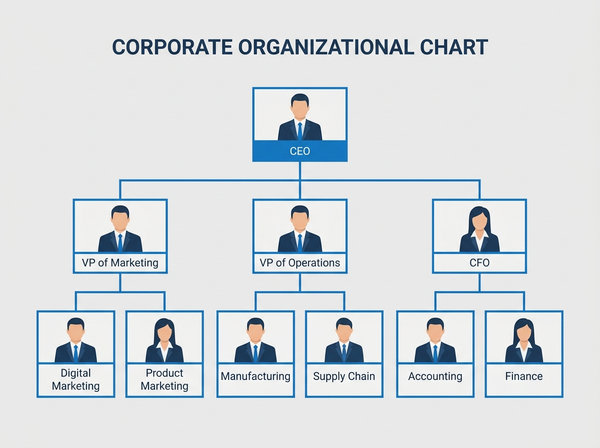 プロジェクトチームの組織図