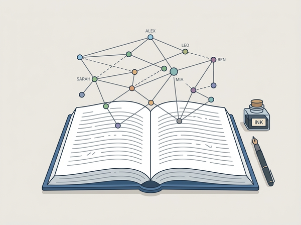 小説・漫画のキャラクター関係図